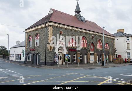 Wyeside Arts Center e cinema di Castle Street, Builth Wells, Powys, Galles. Regno Unito. Foto Stock