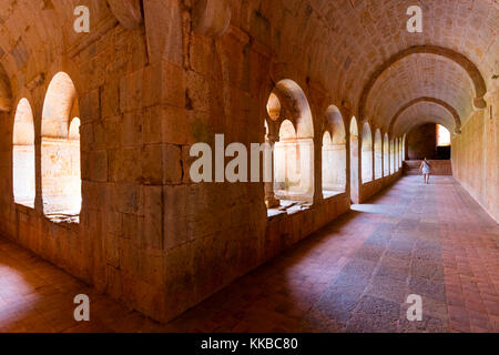 Le Thoronet abbazia, l'abbaye du thoronet, var, dipartimento di architettura cistercense, provence, Francia Foto Stock