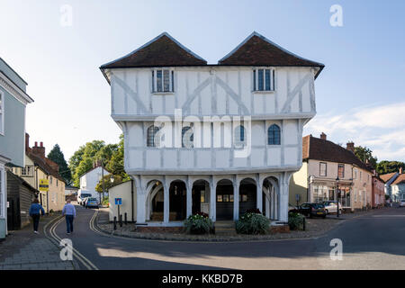 Xv secolo Thaxted Guildhall Town Street, Thaxted, Essex, Inghilterra, Regno Unito Foto Stock