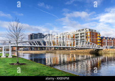 Bedford Riverside sul grande fiume Ouse Foto Stock