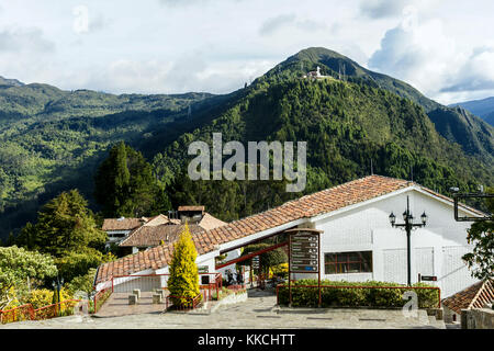 Colli orientali da Monserrate in Bogota Foto Stock