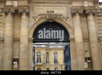 Giornate europee del Patrimonio, Ufficio del primo Ministro, Hotel de Matignon, Rive Gauche, Parigi, Francia, Europa Foto Stock