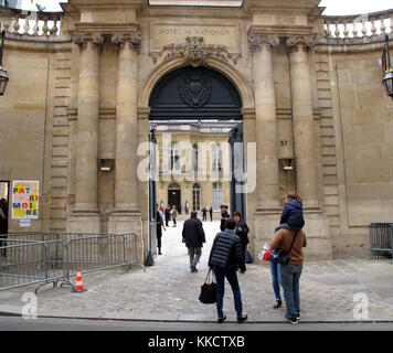 Giornate europee del Patrimonio, Ufficio del primo Ministro, Hotel de Matignon, Rive Gauche, Parigi, Francia, Europa Foto Stock