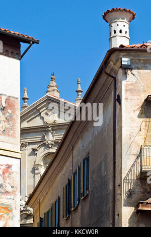 Piazza Maggiore, Mondovì, provincia di Cuneo, Italia Foto Stock