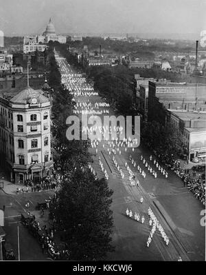 Ku Klux Klan parade Foto Stock