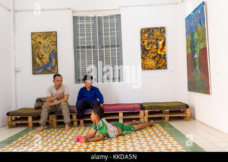 Galleria d'Arte Sammaki a Battambang Foto Stock