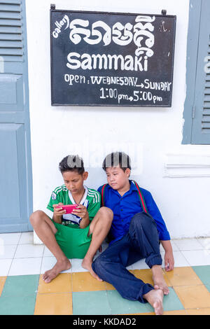 Galleria d'Arte Sammaki a Battambang Foto Stock