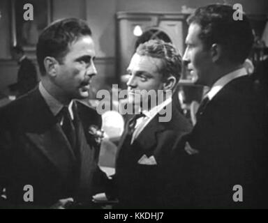 Humphrey Bogart James Cagney Jeffrey Lynn in anni ruggenti rimorchio Foto Stock