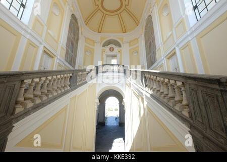 villa Campolieto (scala) a Ercolano, Campania, Italia Foto Stock