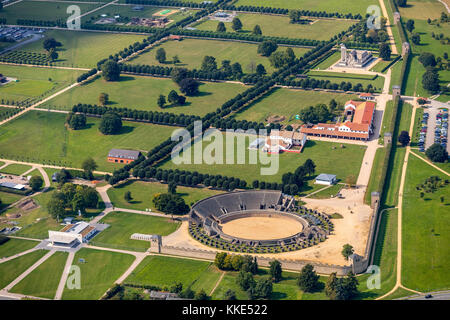 Anfiteatro, Parco Archeologico Xanten, Xanten, basso Reno, Rhein, Nord Reno-Westfalia, Germania, Xanten, basso Reno, Rhein, Nord Reno-Westfa Foto Stock