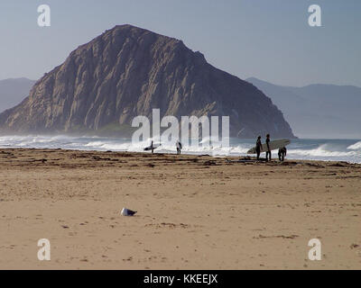 Bigsur Morro Rock Foto Stock