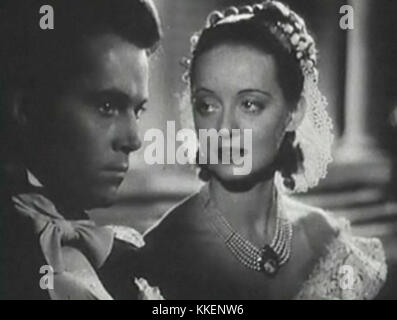 Henry fonda e Bette Davis nel trailer di Jezebel Foto Stock