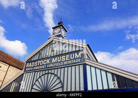 Radstock Museum North Somerset patrimonio bacino Foto Stock