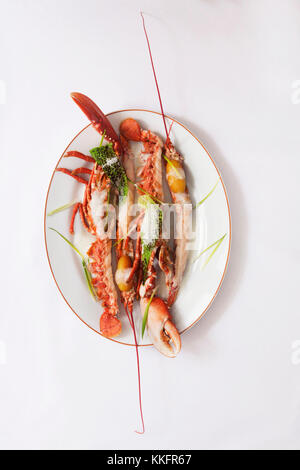 Ristorante l'Arpege a Parigi, cuoco: Alain Passard, 3 stelle Michelin. Croste Foto Stock