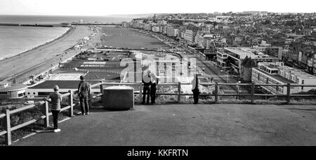 Normandia, Francia e le rive dell'invasione del 1945, spiagge storiche americane, canadesi e inglesi Foto Stock