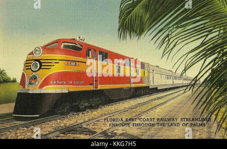 Henry M Flagler Florida East Coast Railway Foto Stock