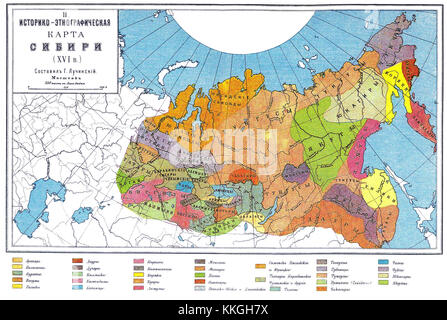 Voce dal volume 58, pagina 809, del Brockhaus and Efron Enciclopedic Dictionary. Foto Stock