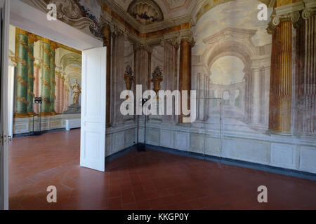 Gli interni della Villa Campolieto a Ercolano,Campania,Italia Foto Stock