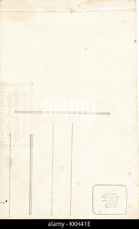 Questa immagine verso, attribuita all'Atelier Fotografic di Costica Acsinte, presenta la fotografia di Slobozia Ialomita, che offre un'idea della cultura visiva e della storia della Romania. Foto Stock