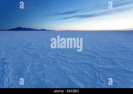 Bonneville Saline, Utah, Stati Uniti d'America. Foto Stock