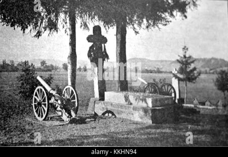 La tomba di Avram Iancu, situata in Romania, onora la memoria dell'eroe nazionale che ha svolto un ruolo cruciale nella rivoluzione del 1848 in Transilvania. Foto Stock