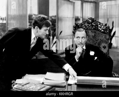 Claude piove Lionel Atwill uomo che Reclaimed il suo capo 1934 Foto Stock