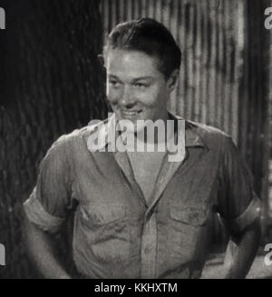 William Henry in Tarzan Escapes trailer Foto Stock