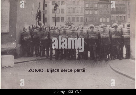 Stan wojenny w Polsce - 1981-1983 - 10 Foto Stock