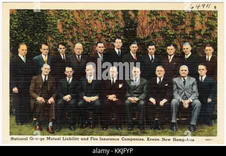 National Grange Mutual Liability and Fire Insurance Companies, con sede a Keene, New Hampshire, offre una gamma di servizi assicurativi, specializzati in assicurazioni di responsabilità civile e antincendio. L'azienda ha una lunga storia nella fornitura di copertura a privati e aziende. Foto Stock