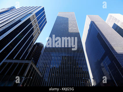 Manhattan, in neew york, usa mostra città scene di strada Foto Stock