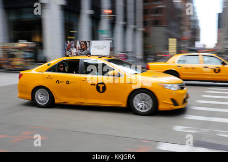 Manhattan, nello stato di Neew York, USA, mostra scene di strada della città Foto Stock