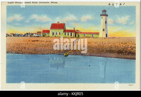 Casa di luce, colline di sabbia, Scituate, Messa (66961) Foto Stock