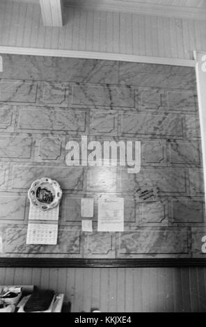 Fotografia di un dettaglio interno di Casa Godreau a Ponce, Porto Rico, scattata nel 1985, che ne mette in risalto le caratteristiche architettoniche. Foto Stock