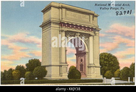 National Memorial Arch, Valley Forge, Pa (82701) Foto Stock
