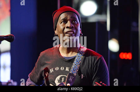 FORT LAUDERDALE FL - febbraio 06: Vernon Reid del Living Colour effettua presso la Sala della Cultura il 6 febbraio 2015 a Fort Lauderdale, Florida Persone: Vernon Reid Foto Stock