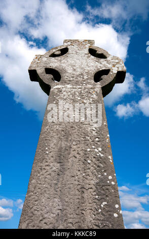 Croce Ovest in Kilfenora, County Clare, Irlanda Foto Stock