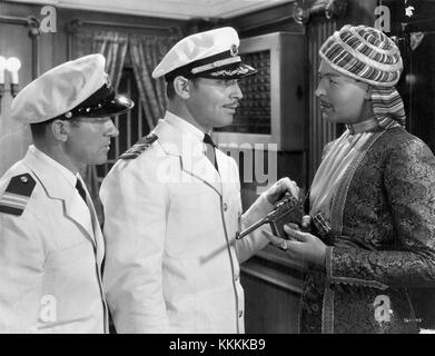 Una pubblicità ancora dal film del 1935 *China Seas*, con attori popolari del tempo. Questo evidenzia ancora gli elementi drammatici del film ed è stato utilizzato per promuovere il film al pubblico. Foto Stock