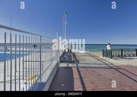 Spiaggia di Levanto in Italia Foto Stock