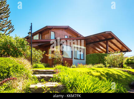 Cileno borghesia house di Valdivia Foto Stock