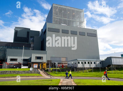 Hunterston B Centrale Nucleare, West Kilbride, North Ayrshire, in Scozia. Foto Stock