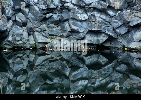 Riserva naturale Tintenfass a Farnsberg, bassa Franconia, Baviera, Germania Foto Stock