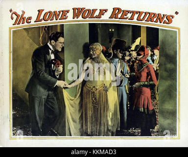 Lone Wolf Restituisce la lobby card Foto Stock