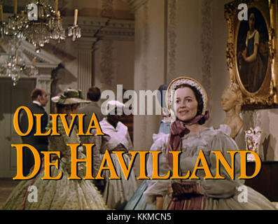 Olivia de Havilland è andato con il trailer Wind Foto Stock