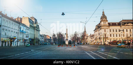 Arad, Romania - Januar 01, 2013: parti dell'edificio di architettura di Arad, Romania Foto Stock