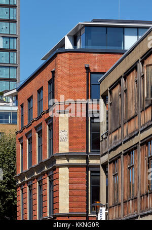 Vista in dettaglio. 19 Queen Elizabeth Street, Londra, Regno Unito. Architetto: Burwell Deakins architetti, 2016. Foto Stock