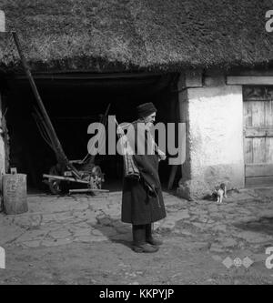 Tono Markovkin, Obrov. Tu v pastirski obleki 1955 Foto Stock