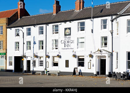 Il George Inn, Selby, North Yorkshire, Inghilterra, Regno Unito Foto Stock