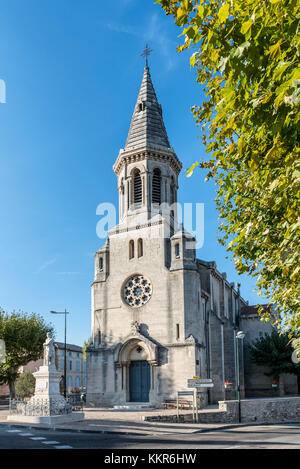 Montségur-sur-Lauzon, Drôme, Francia, 'Les Barquets' Cappella tardo-romanica a Montségur-sur-Lauzon, dipartimento Drôme, nella regione Auvergne-Rhône-Alpes, Arrondissement Nyons, Canton Grignan Foto Stock