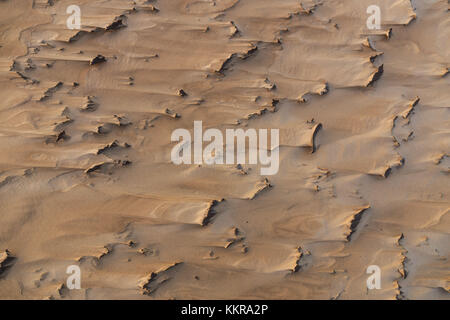 Derive di sabbia sulle dune vicino a lonstrup presso il faro Rubjerg Knude Foto Stock