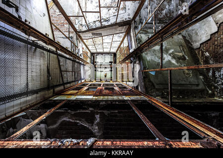 Abbandonate le cliniche di Beelitz vicino a Berlino. Foto Stock